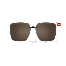 CENTROSTYLE C027160019003 CLIP-ON BROWN  CENTROSTYLE C027160019003 CLIP-ON BROWN